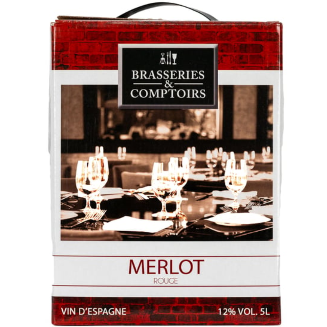 BRASSERIES & COMPTORS MERLOT 5LTR