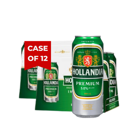 HOLLANDIA 5% BEER CAN (12X50CL)