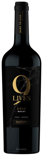 9 LIVES EPIC RESERVE MERLOT 75CL