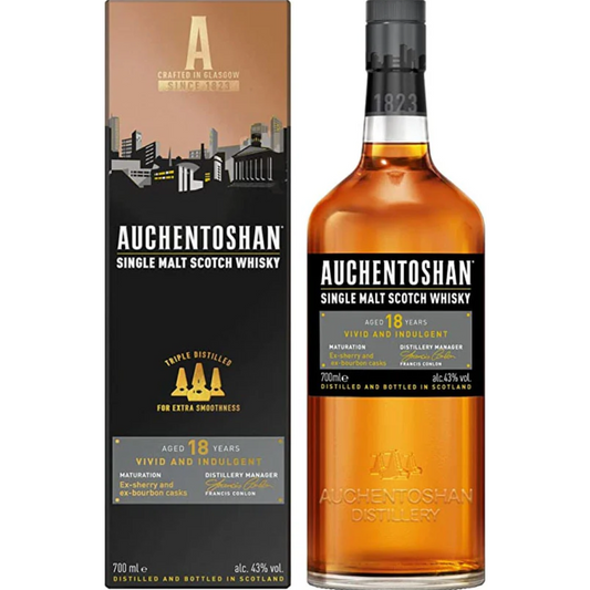 AUCHENTOSHAN 18 YEARS WHISKEY 70CL