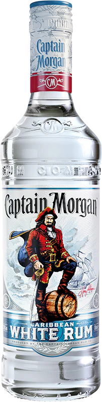 CAPTAIN MORGAN WHITE RUM LTR