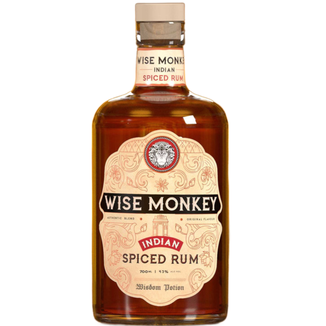 WISE MONKEY SPICED RUM 70CL