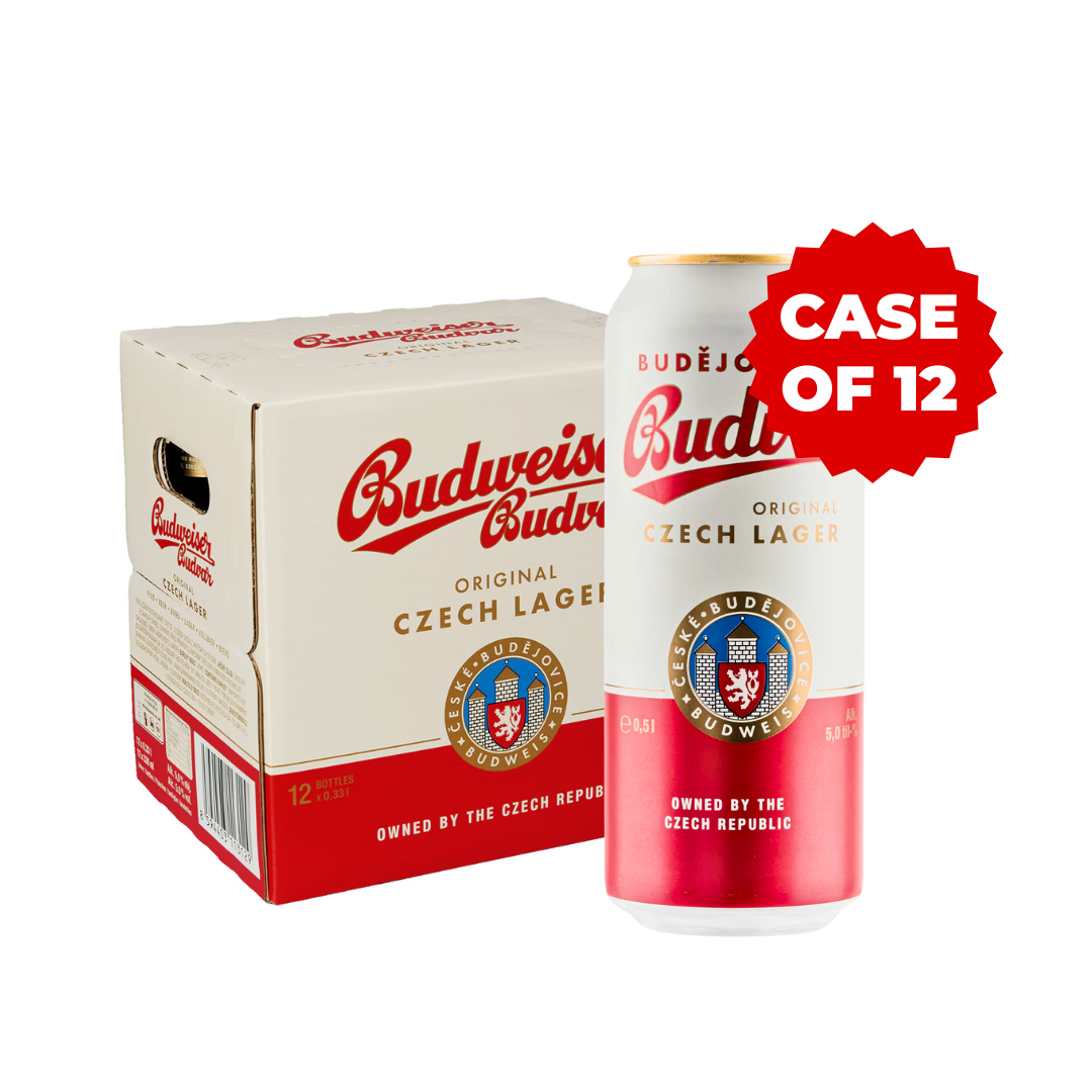 BUDVAR BEER CAN (12X50CL)