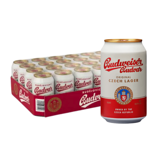 BUDVAR BEER CAN (24X33CL)